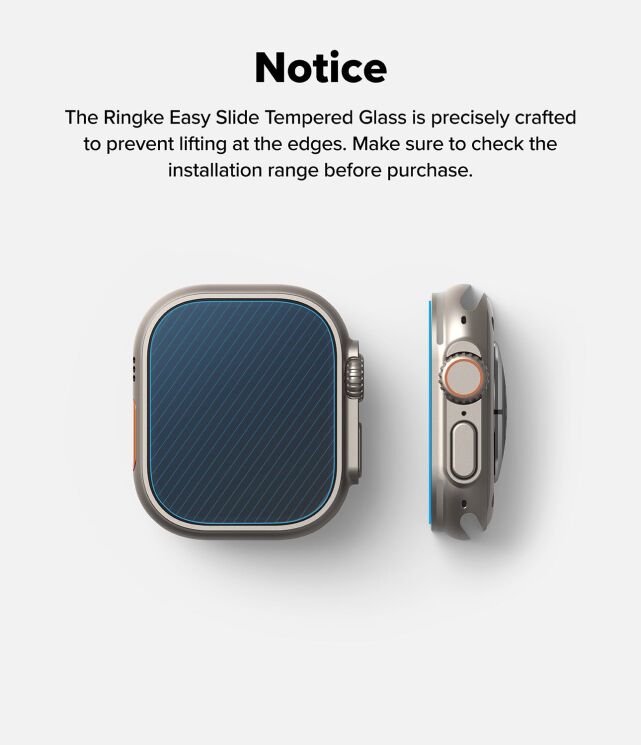 Комплект защитных стекол (2шт) Ringke Easy Slide Tempered Glass (FW) для Apple Watch Ultra 3 / Ultra 2 / Ultra (49mm) 8800274963887 (304652) Комплект защитных стекол (2шт) Ringke Easy Slide Tempered Glass (FW) для Apple Watch Ultra 3 / Ultra 2 / Ultra (49mm) 8800274963887: фото 15 из 15