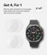 Комплект защитных стекол (4шт) Ringke Tempered Glass для Samsung Galaxy Watch Ultra (47mm) 8809961787294 (358043). Фото 11 из 11