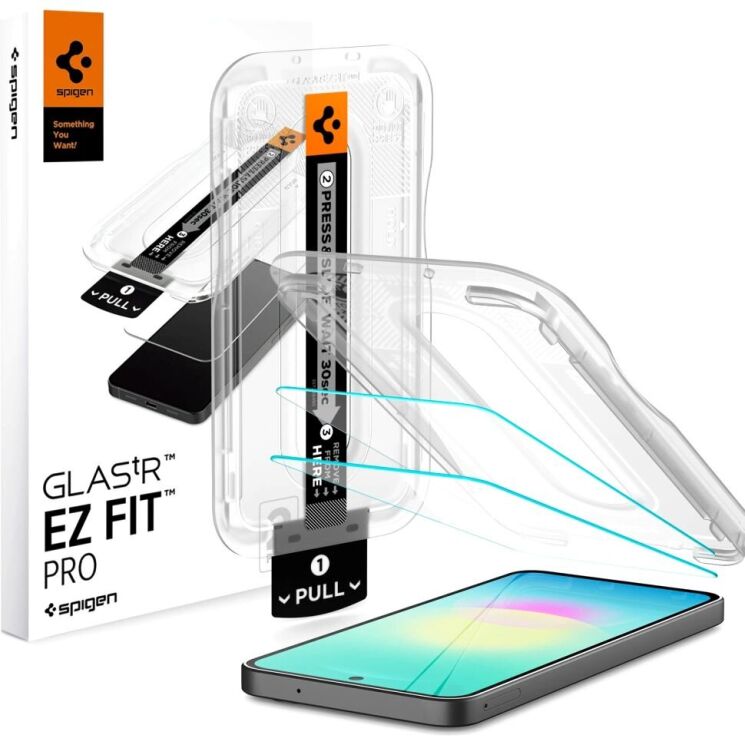 Комплект защитных стекол Spigen GLAS.tR EZ Fit Pro (FP) для Samsung Galaxy A27 (A276) AGL11810 (408675) Комплект защитных стекол Spigen GLAS.tR EZ Fit Pro (FP) для Samsung Galaxy A27 (A276) AGL11810: фото 1 из 10