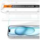 Комплект защитного стекла Spigen (SGP) GLAS.tR EZ Fit Sensor Protected для Apple iPhone 15 (339967). Фото 2 из 11