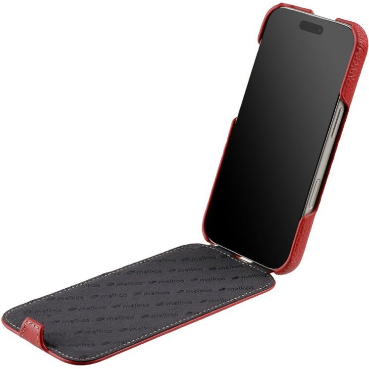 Шкіряний чохол MELKCO Jacka Type для iPhone 18 Pro Max - Red (423868R) Шкіряний чохол MELKCO Jacka Type для iPhone 18 Pro Max - Red: фото 2 з 5