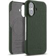 Шкіряний чохол MELKCO Leather Case для Apple iPhone 16 Plus - Dark Green (360628DG)