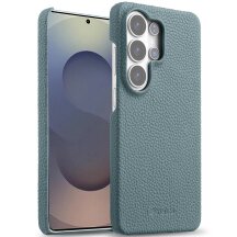 Кожаный чехол MELKCO Leather Case для Samsung Galaxy S26 Ultra (S948) - Blue: фото 1 из 5