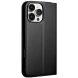 Кожаный чехол QIALINO Wallet Case для Apple iPhone 16 Pro Max - Black (360436B). Фото 4 из 8