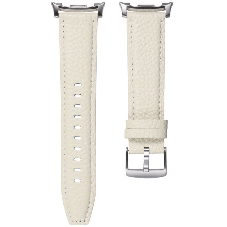 Кожаный ремешок Deexe Classic для Samsung Galaxy Watch 8 (40/44mm) / 8 Classic - Beige (384156E) Кожаный ремешок Deexe Classic для Samsung Galaxy Watch 8 (40/44mm) / 8 Classic - Beige: фото 3 из 5