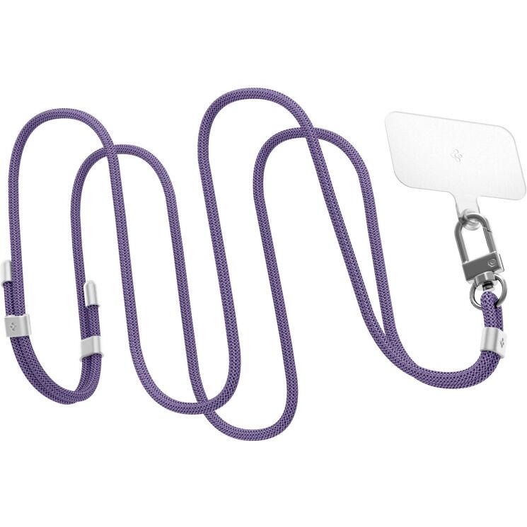 Набор ремешков Spigen (SGP) Universal Strap Set Crossbody & Wrist (AFA08363) - Deep Purple: фото 5 из 17