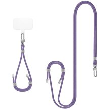 Набор ремешков Spigen (SGP) Universal Strap Set Crossbody & Wrist (AFA08363) - Deep Purple: фото 1 из 17
