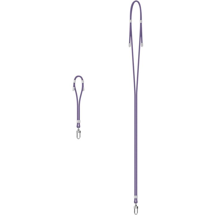 Набор ремешков Spigen (SGP) Universal Strap Set Crossbody & Wrist (AFA08363) - Deep Purple: фото 2 из 17