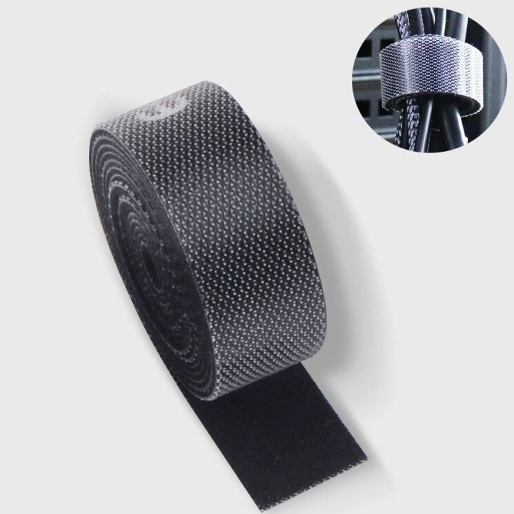 Органайзер для кабелю ESSAGER Strap Cable (0.5m) - Black: фото 1 з 9