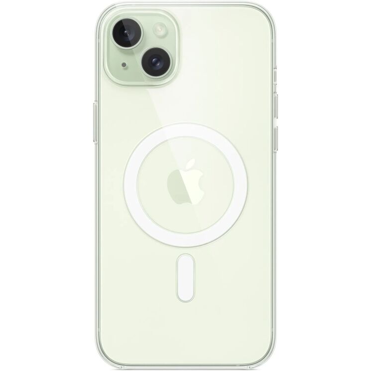 Оригинальный чехол Clear Case with MagSafe для Apple iPhone 15 Plus (MT213) - Transparent: фото 4 из 5