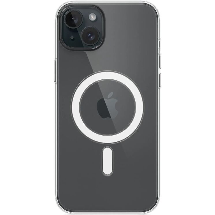 Оригинальный чехол Clear Case with MagSafe для Apple iPhone 15 Plus (MT213) - Transparent: фото 5 из 5