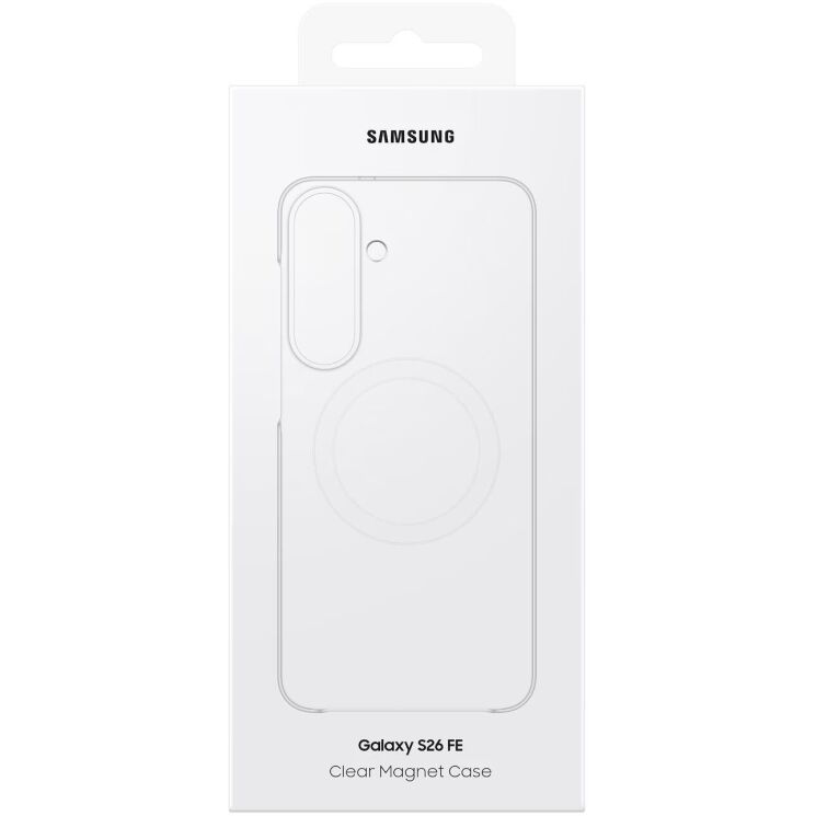 Оригинальный магнитный чехол Clear Magnet для Samsung Galaxy S26 FE (EF-CS741CTEGWW) - Transparency (412767T) Оригинальный магнитный чехол Clear Magnet для Samsung Galaxy S26 FE (EF-CS741CTEGWW) - Transparency: фото 6 из 6