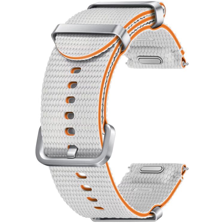 Оригінальний ремінець Athleisure Band (M/L) для Samsung Galaxy Watch 4 / 4 Classic / 5 / 5 Pro / 6 / 6 Classic / 7 / FE (ET-SOL31LSEGEU) - SILVER: фото 1 з 3