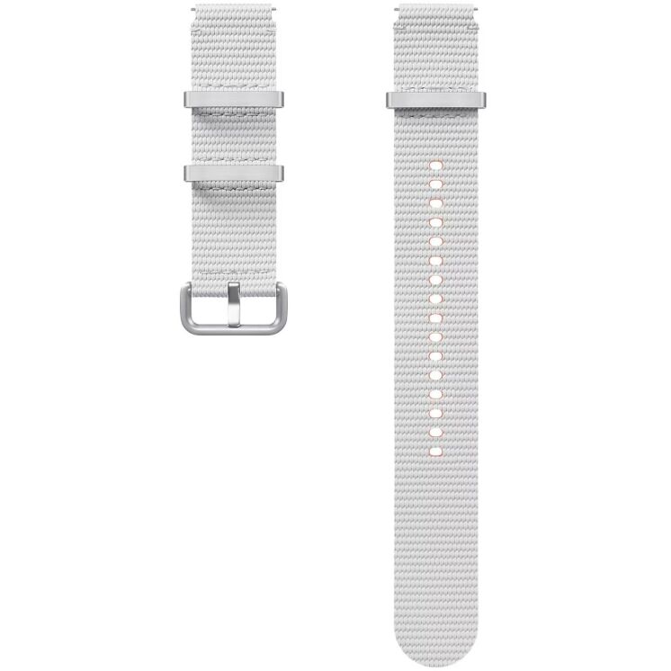Оригінальний ремінець Athleisure Band (M/L) для Samsung Galaxy Watch 4 / 4 Classic / 5 / 5 Pro / 6 / 6 Classic / 7 / FE (ET-SOL31LSEGEU) - SILVER: фото 2 з 3