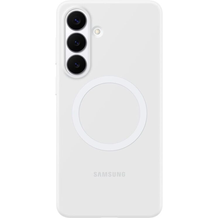Оригинальный силиконовый чехол Silicone Magnet для Samsung Galaxy S26 Plus (S947) EF-ES947CWEGWW - White: фото 1 из 5