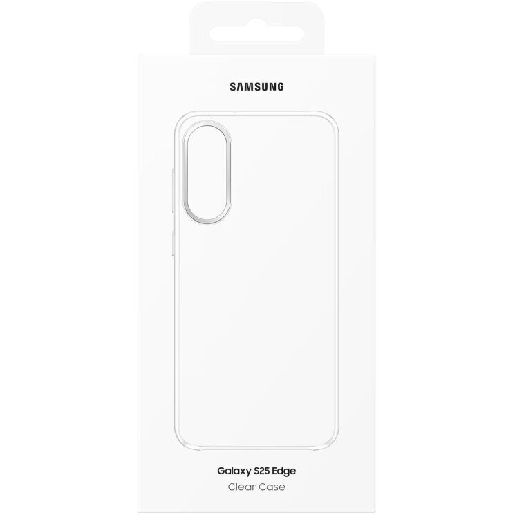 Пластиковий чохол Clear Case для Samsung Galaxy S25 Edge (S937) EF-QS937CTEGWW - Transparent: фото 6 з 6