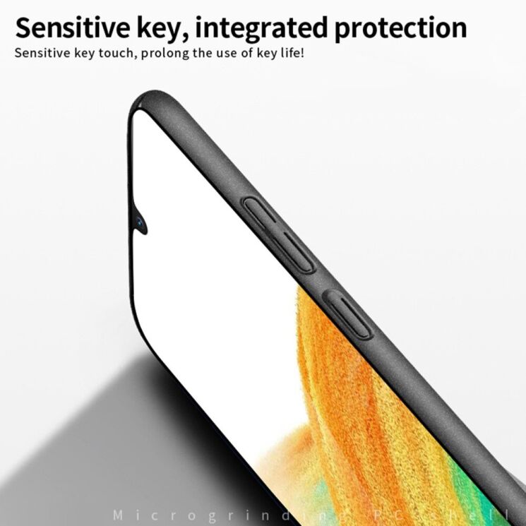 Пластиковый чехол MOFI Matte Series для Samsung Galaxy A35 (A356) - Black: фото 3 из 9