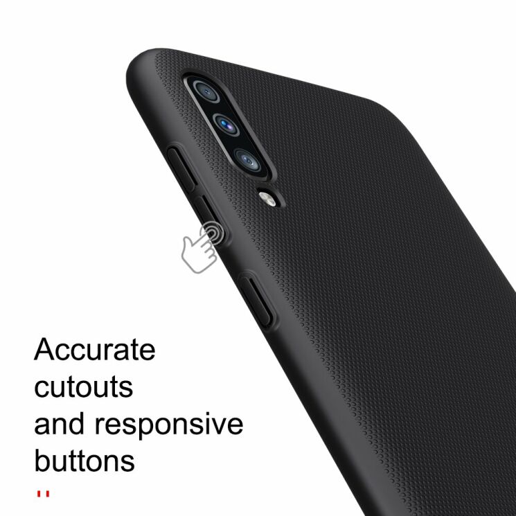 Пластиковый чехол NILLKIN Frosted Shield для Samsung Galaxy A70 (A705) - Red: фото 14 из 15