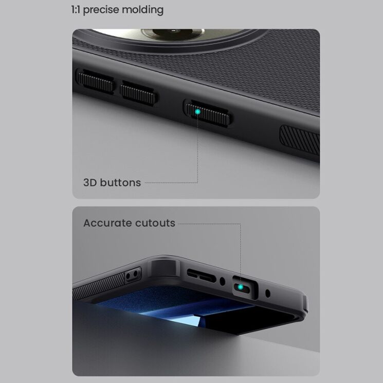 Пластиковый чехол NILLKIN Frosted Shield Pro для OnePlus 13R / Ace 5 / Ace 5 Pro - Green: фото 17 из 19