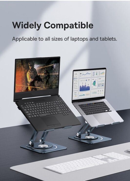 Підставка для ноутбуку Baseus UltraStable Pro (B10059900811-01) - Space Grey: фото 14 з 19