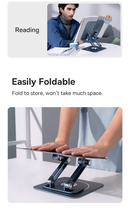 Підставка для ноутбуку Baseus UltraStable Pro (B10059900811-01) - Space Grey: фото 16 з 19