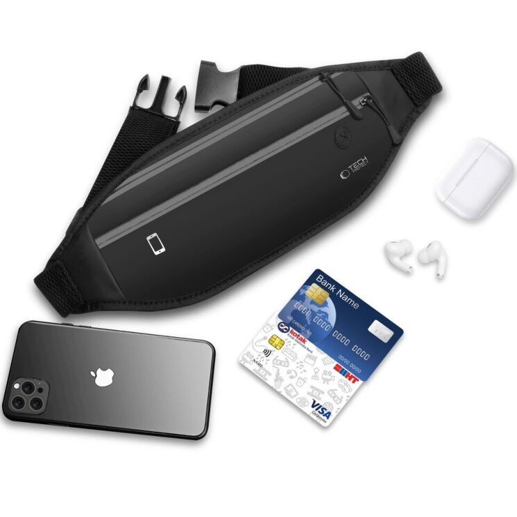 Поясная сумка Tech-Protect M7 Universal Sport - Black: фото 4 из 11