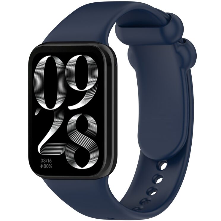 Ремешок ArmorStandart Silicone Strap для Xiaomi Redmi Watch 4 / 5 / Mi Smart Band 8 Pro / Band 9 Pro - Midnight Blue: фото 1 из 6