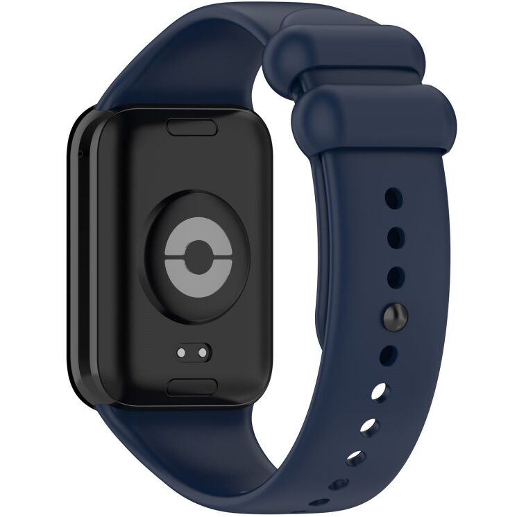 Ремешок ArmorStandart Silicone Strap для Xiaomi Redmi Watch 4 / 5 / Mi Smart Band 8 Pro / Band 9 Pro - Midnight Blue: фото 2 из 6
