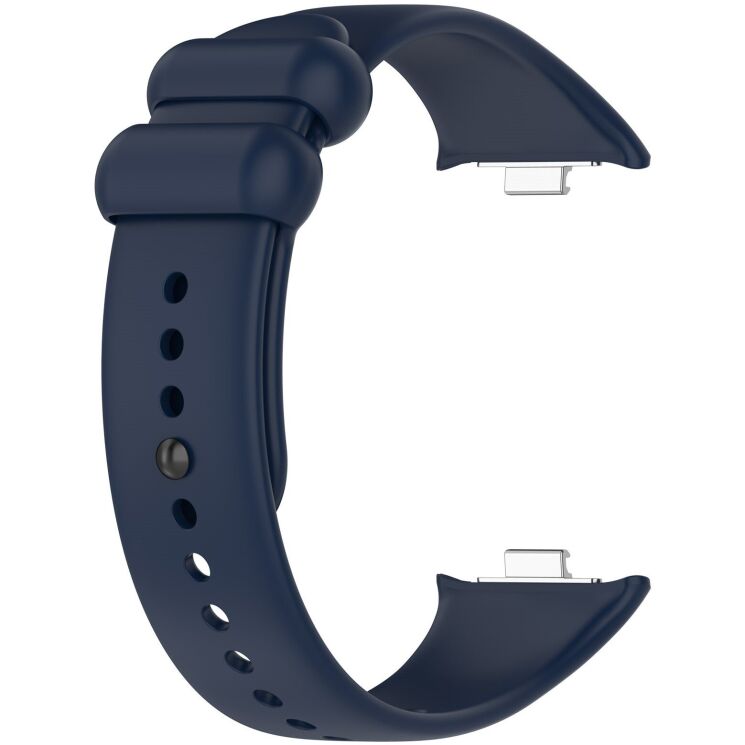 Ремешок ArmorStandart Silicone Strap для Xiaomi Redmi Watch 4 / 5 / Mi Smart Band 8 Pro / Band 9 Pro - Midnight Blue: фото 3 из 6