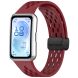 Ремешок Deexe Astra Strap для Huawei Band 11 Pro / Band 11 - Wine Red (410602WR). Фото 2 из 6