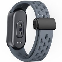Ремешок Deexe Astra Strap для Xiaomi Mi Smart Band 8 / 9 - Grey: фото 1 из 9
