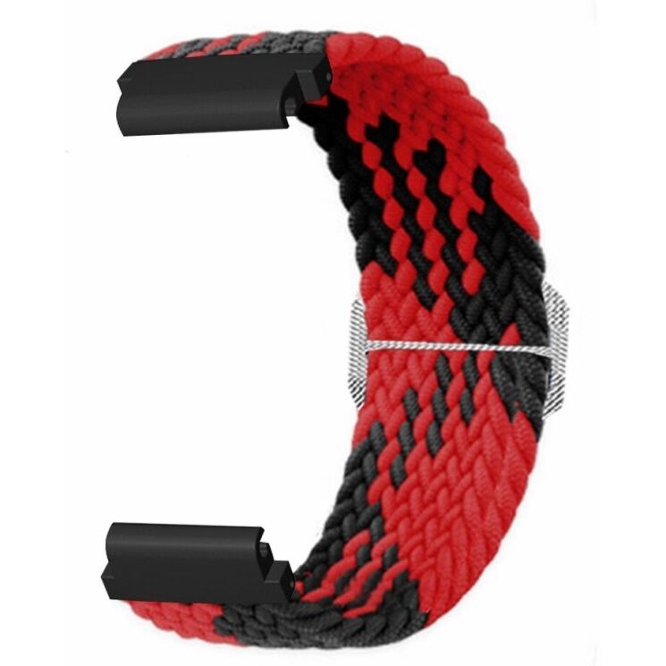 Ремінець Deexe Braided Strap для Huami Amazfit T-ReX Ultra - Red / Black: фото 3 з 4