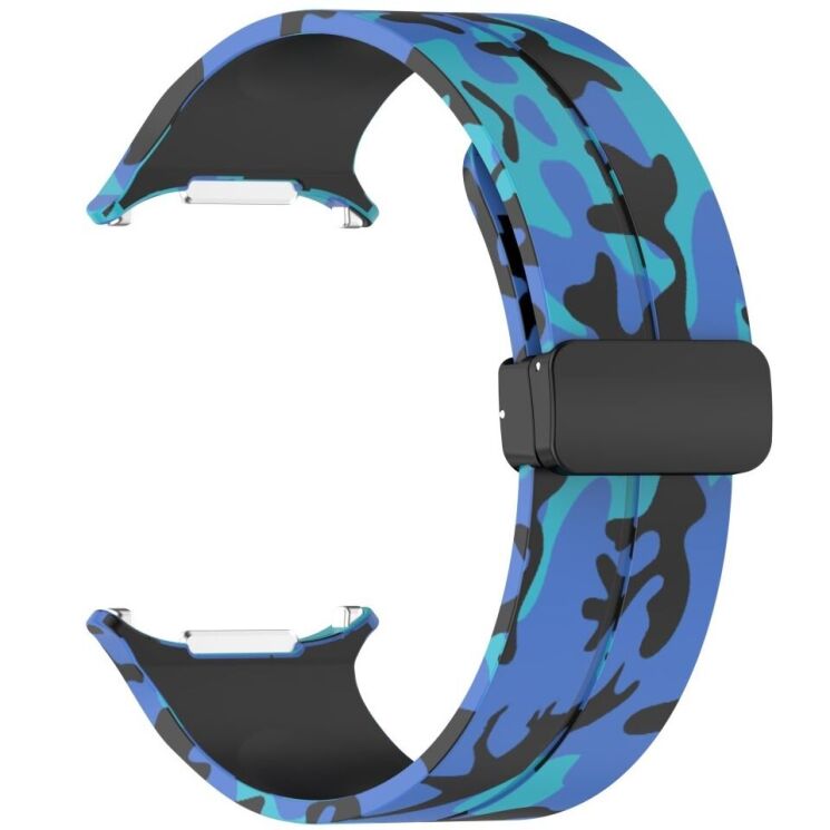 Ремешок Deexe Camouflage Pattern для Samsung Galaxy Watch Ultra (47mm) - Blue: фото 2 из 6
