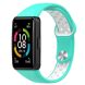 Ремешок Deexe Dot Color для Huawei Band 6 / Honor Band 6 - Cyan / White (277806CW). Фото 2 из 12