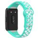 Ремешок Deexe Dot Color для Huawei Band 6 / Honor Band 6 - Cyan / White (277806CW). Фото 1 из 12