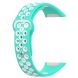 Ремешок Deexe Dot Color для Huawei Band 6 / Honor Band 6 - Cyan / White (277806CW). Фото 3 из 12