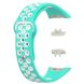 Ремешок Deexe Dot Color для Huawei Band 6 / Honor Band 6 - Cyan / White (277806CW). Фото 5 из 12