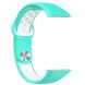 Ремешок Deexe Dot Color для Huawei Band 6 / Honor Band 6 - Cyan / White (277806CW). Фото 4 из 12