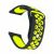 Ремінець Deexe Dot Color для Samsung Watch Active / Active 2 40mm / Active 2 44mm - Black / Yellow: фото 1 з 6