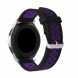 Ремешок Deexe Dual Color для Samsung Galaxy Watch 46mm / Watch 3 45mm / Gear S3 - Black / Purple (115816BV). Фото 2 из 5