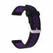 Ремешок Deexe Dual Color для Samsung Galaxy Watch 46mm / Watch 3 45mm / Gear S3 - Black / Purple (115816BV). Фото 4 из 5