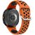 Ремешок Deexe Dual Color для Samsung Galaxy Watch 8 (40/44mm) / 8 Classic - Orange / Black: фото 1 из 6