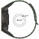 Ремешок Deexe Flexible Fit для часов Garmin c креплением Quick Fit 26mm - White / Mist Blue (369100WL). Фото 8 из 8