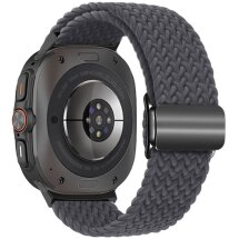 Ремешок Deexe Knitted Strap для Samsung Galaxy Watch Ultra (47mm) - Space Grey: фото 1 из 5