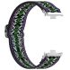 Ремешок Deexe Knitted Strap для Xiaomi Redmi Watch 4 / 5 / Mi Smart Band 8 Pro / Band 9 Pro - Green / Purple (346419GP). Фото 3 из 9