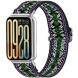 Ремешок Deexe Knitted Strap для Xiaomi Redmi Watch 4 / 5 / Mi Smart Band 8 Pro / Band 9 Pro - Green / Purple (346419GP). Фото 2 из 9