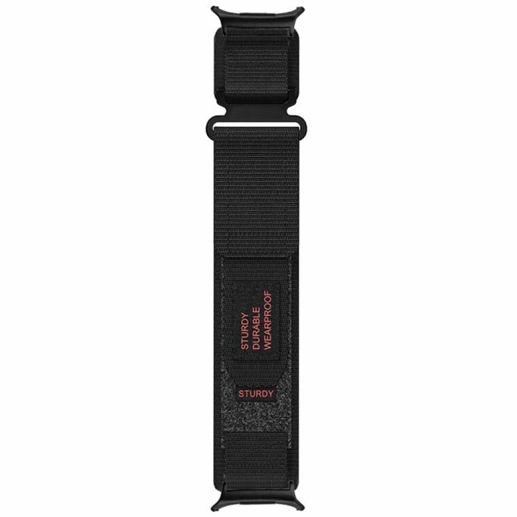 Ремешок Deexe Magic Tape для Samsung Galaxy Watch Ultra (47mm) - Black: фото 2 из 4
