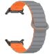 Ремінець Deexe Magnetic Strap для Samsung Galaxy Watch Ultra (47mm) - Grey / Orange (358015HO). Фото 3 з 7