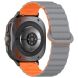Ремінець Deexe Magnetic Strap для Samsung Galaxy Watch Ultra (47mm) - Grey / Orange (358015HO). Фото 1 з 7