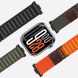 Ремінець Deexe Nylon Leather для Huawei Watch 5 / Fit 5 Pro / Fit 4 / Fit 4 Pro / Fit 3 - Dark Green (423701DG). Фото 7 з 7